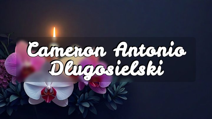 Cameron Antonio Dlugosielski, Macomb, Michigan