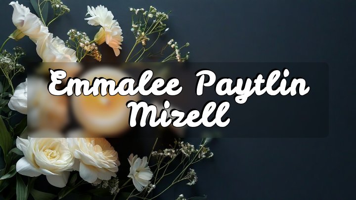 Emmalee Paytlin Mizell, Corinth, Mississippi