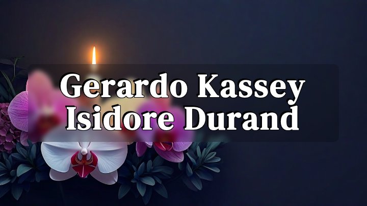 Gerardo Kassey Isidore Durand, Orlando, Florida