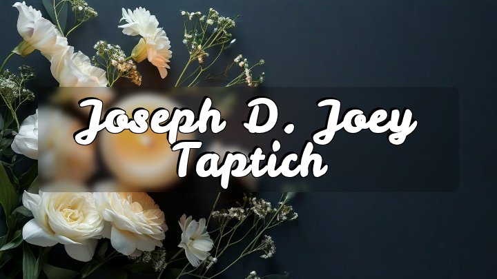 Joseph D. Joey Taptich, Reedsville, Pennsylvania