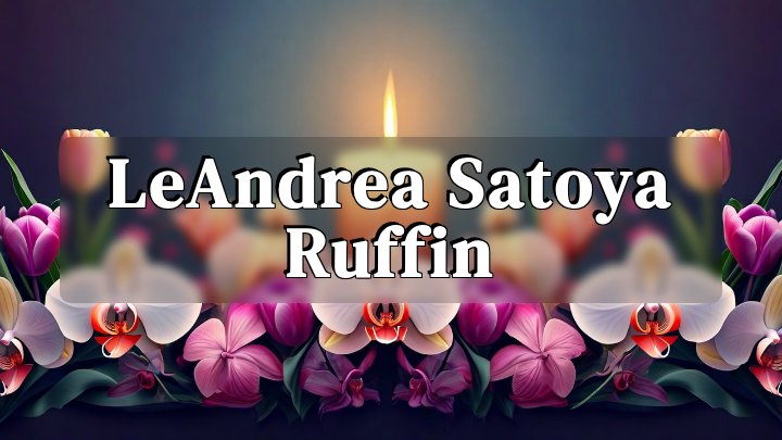 LeAndrea Satoya Ruffin, Winterville, North Carolina