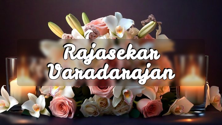 Rajasekar Varadarajan, Cumming, Georgia