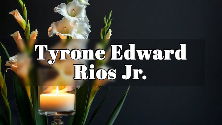 Tyrone Edward Rios Jr., Mount Pleasant, Michigan