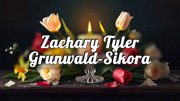 Zachary Tyler Grunwald-Sikora, Van Buren Township, MI